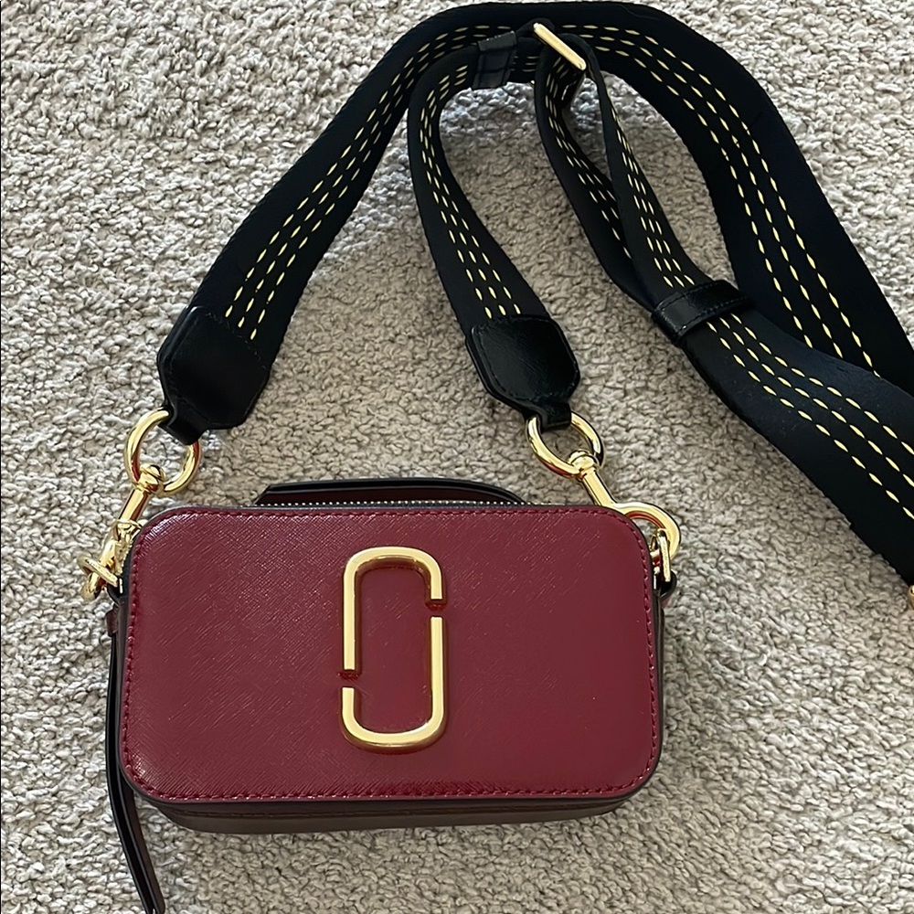 Marc Jacobs Burgundy Camera Bag
